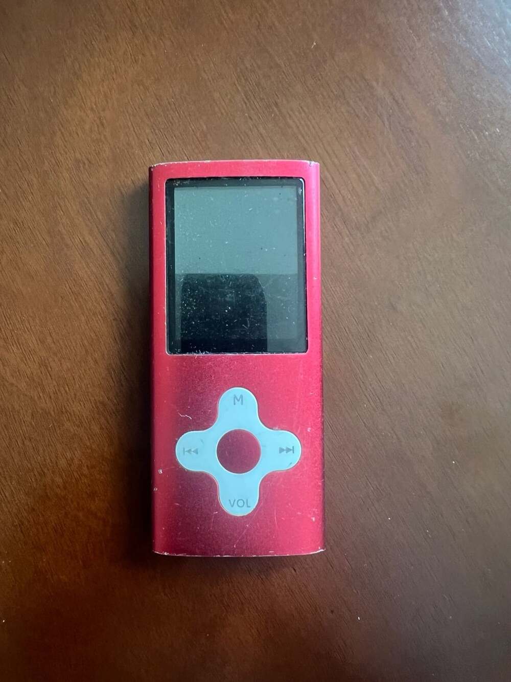 Untested Eclipse Portable Media Player 18ORD 4GB MP3 Player Red